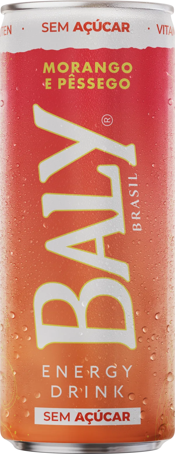 Baly Morango e Pêssego Zero 250-ml